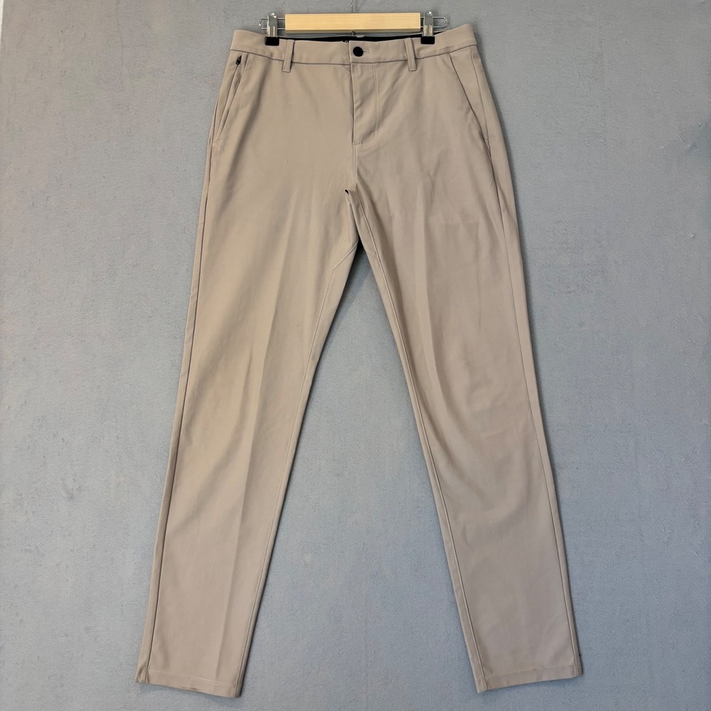 7 Diamonds Infinity Athletic Fit Pants Mens 30x32 Tan Khaki Chino STP-1267